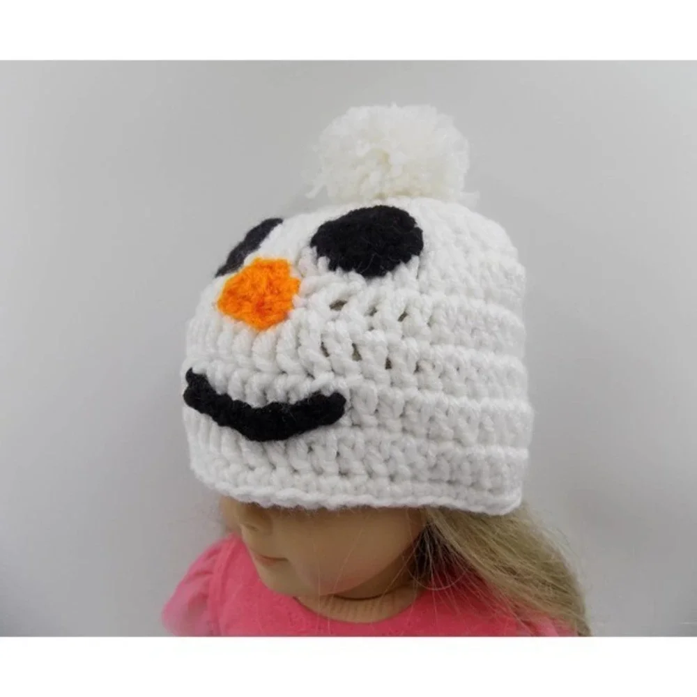 Snowmen Hat and‎ Diaper Cover Set